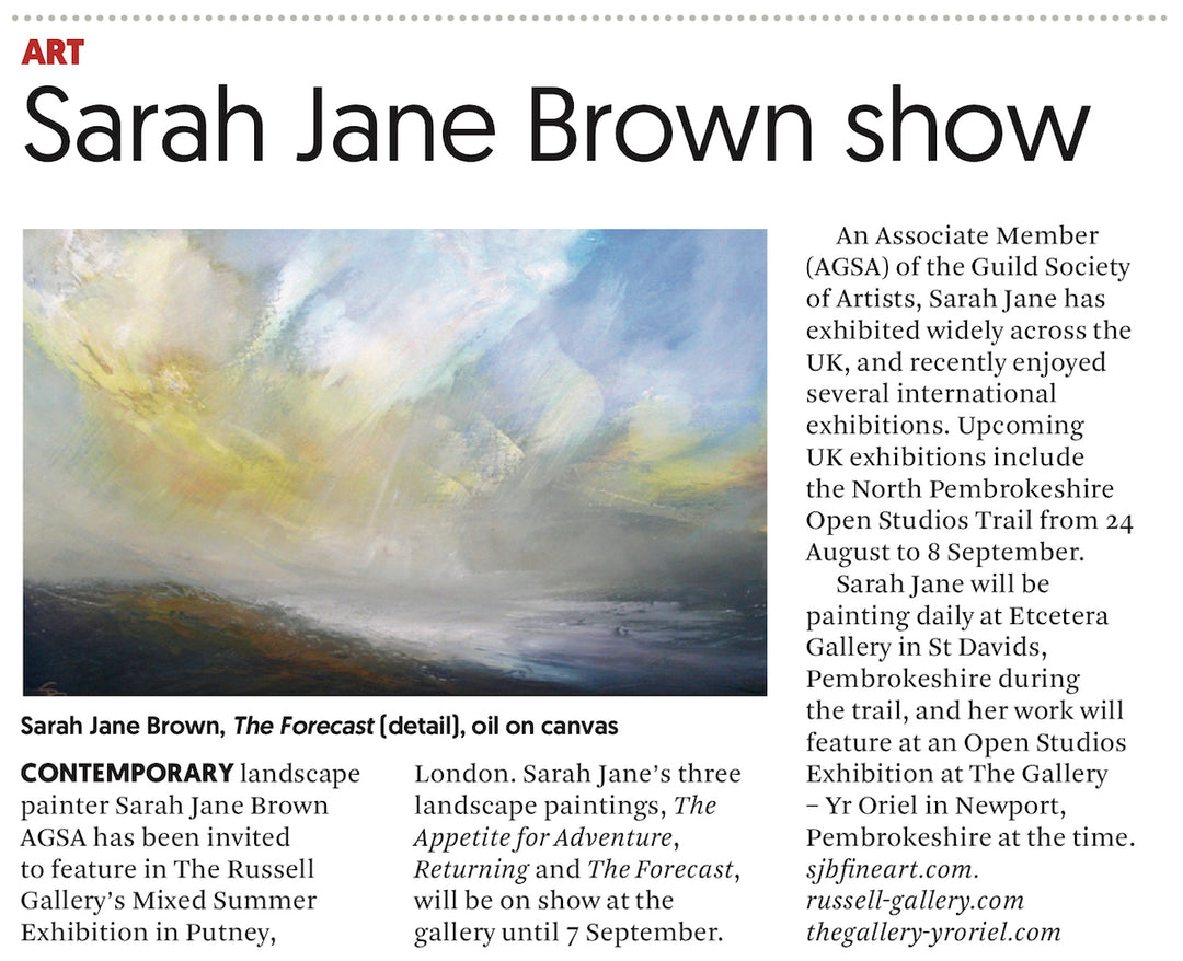 Sarah Jane Brown show