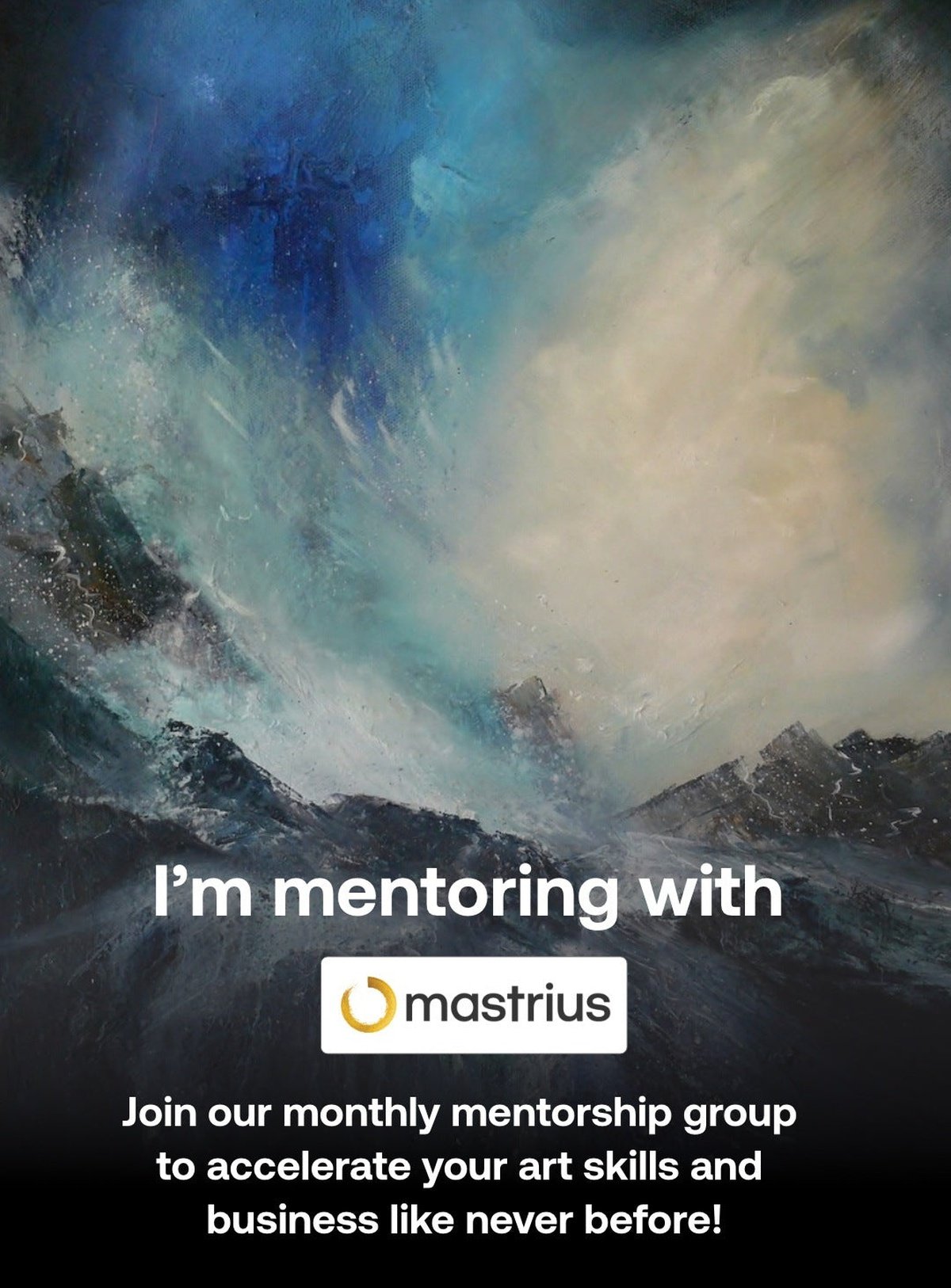 NEXT ARTIST to join my Artist's mentorship group gets 3 months at 20% off