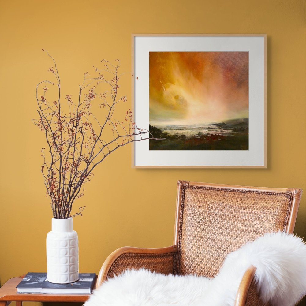 'Unveiling Joy' Framed & Mounted Print kite.ly