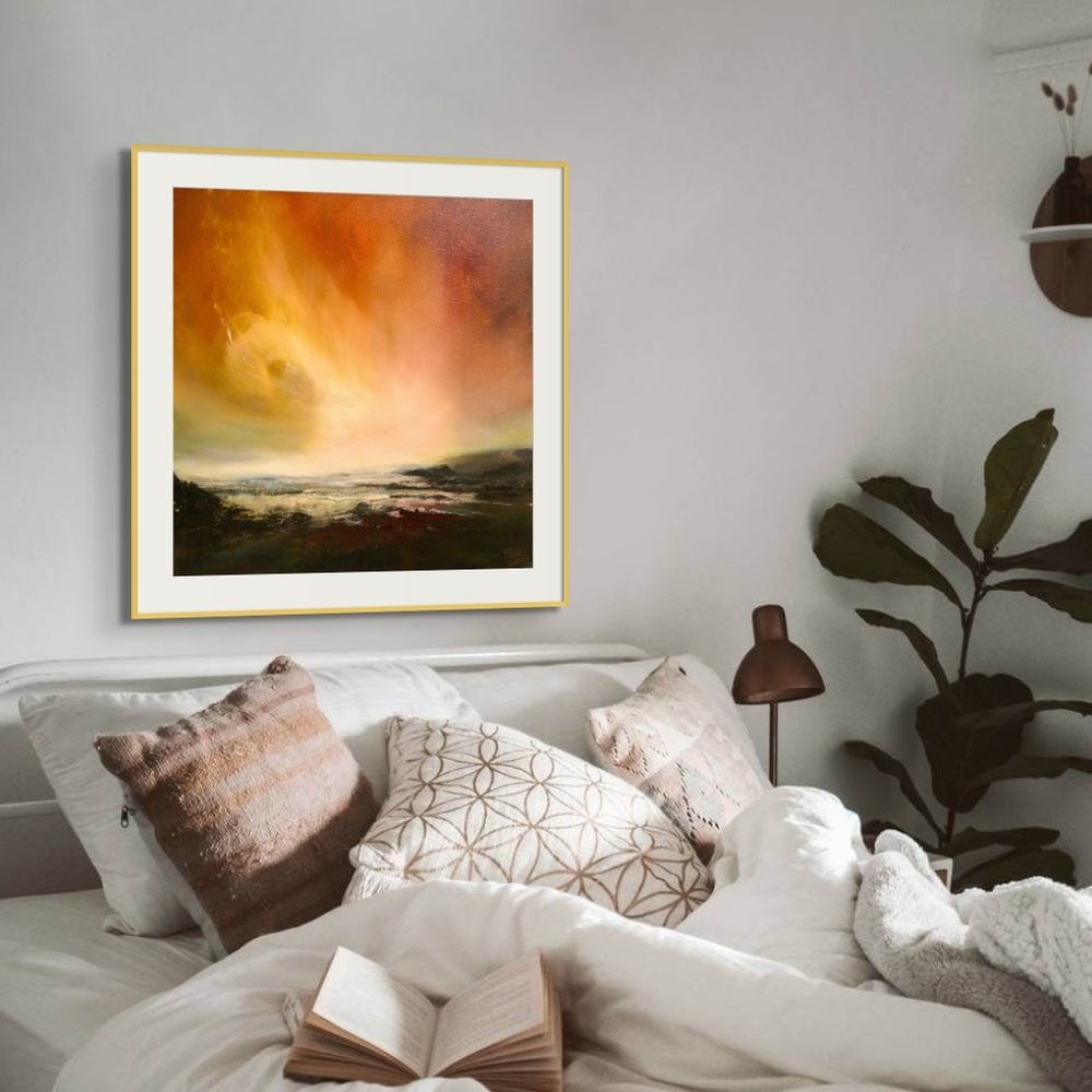 'Unveiling Joy' Framed & Mounted Print kite.ly