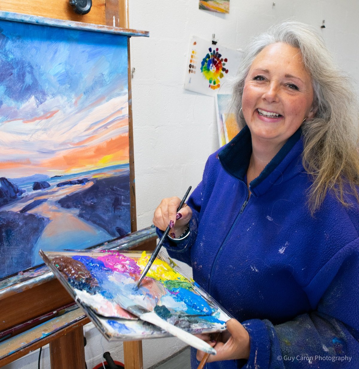 Free painting demonstration at my May Open Studio