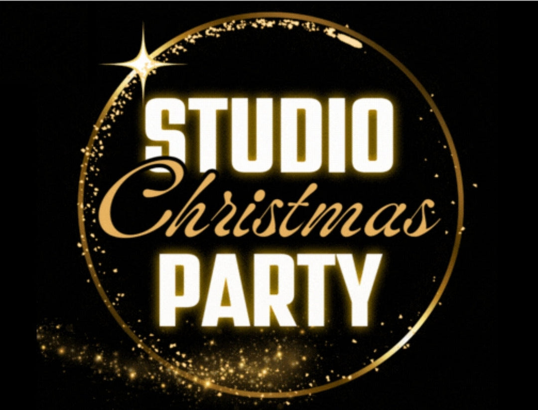 Studio Christmas Party now on Saturday 14th December!