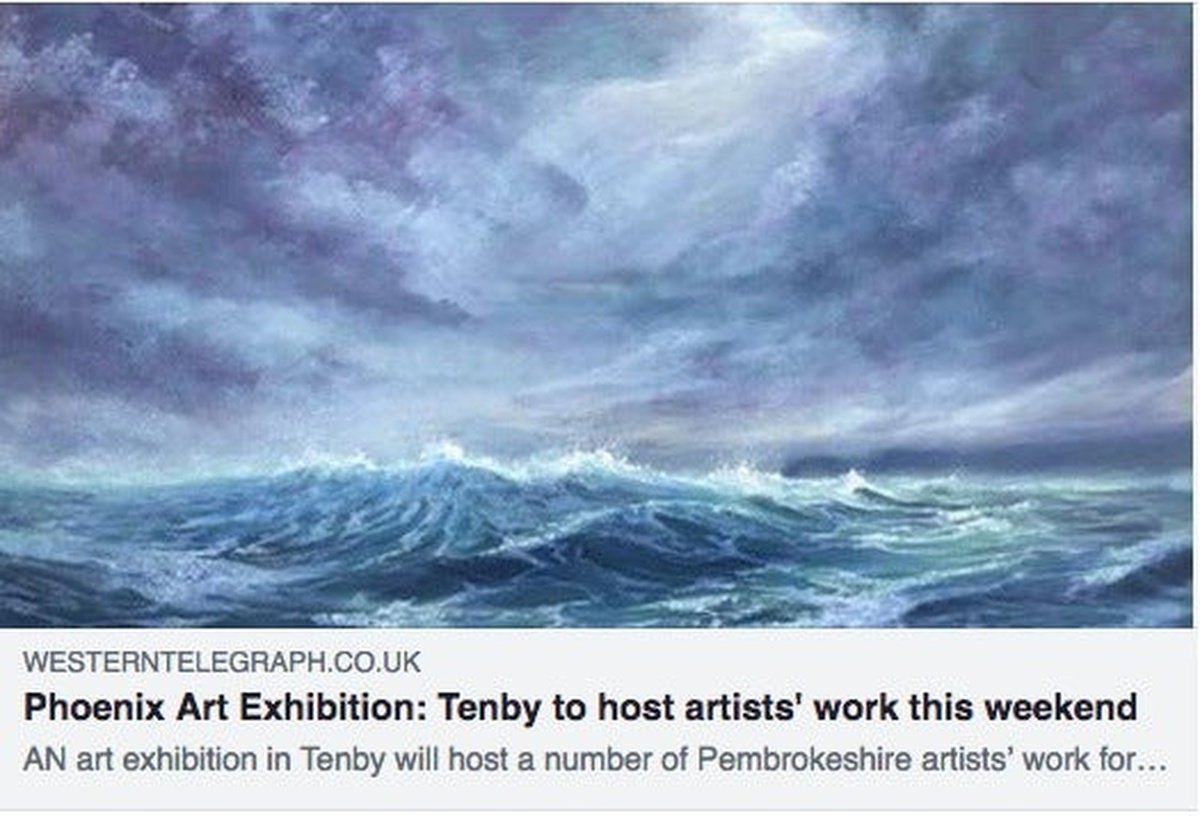 Phoenix Art Exhibition features in the Western Telegraph