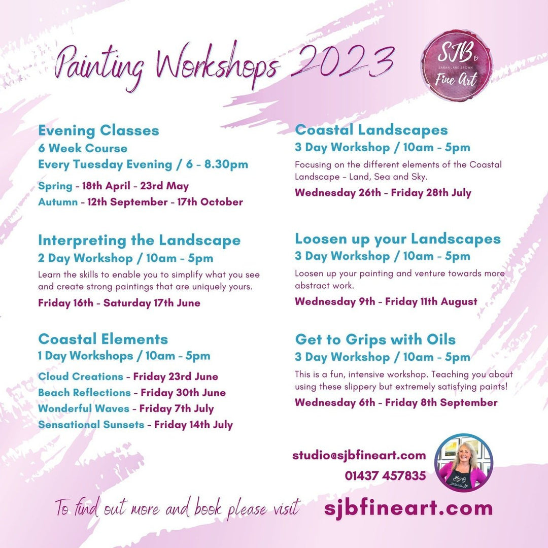 New workshops and classes for 2023
