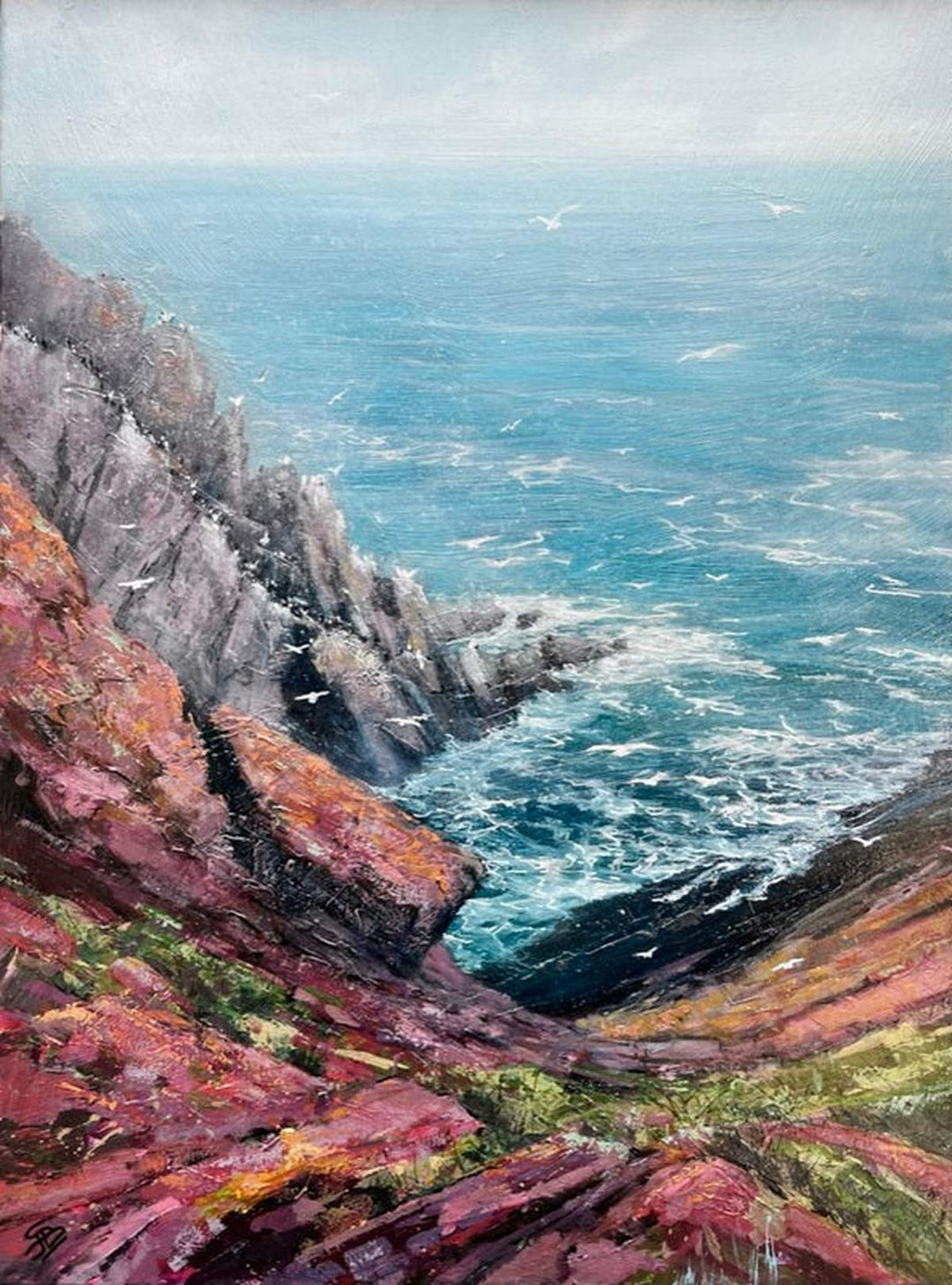 Painting insights: Above the petrel station