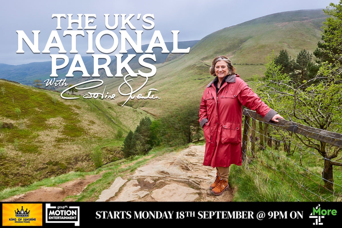 Appearing on new TV series 'The UK's National Parks with Caroline Quentin'!