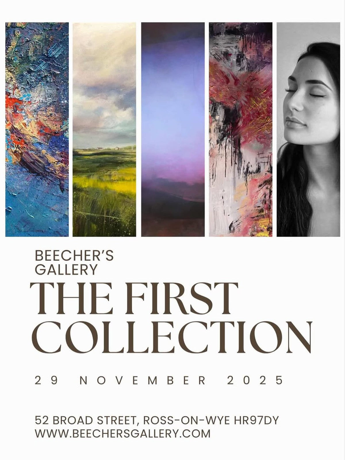 New exhibition 'The First Collection' opening at Beecher's Gallery in Ross-on-Wye!