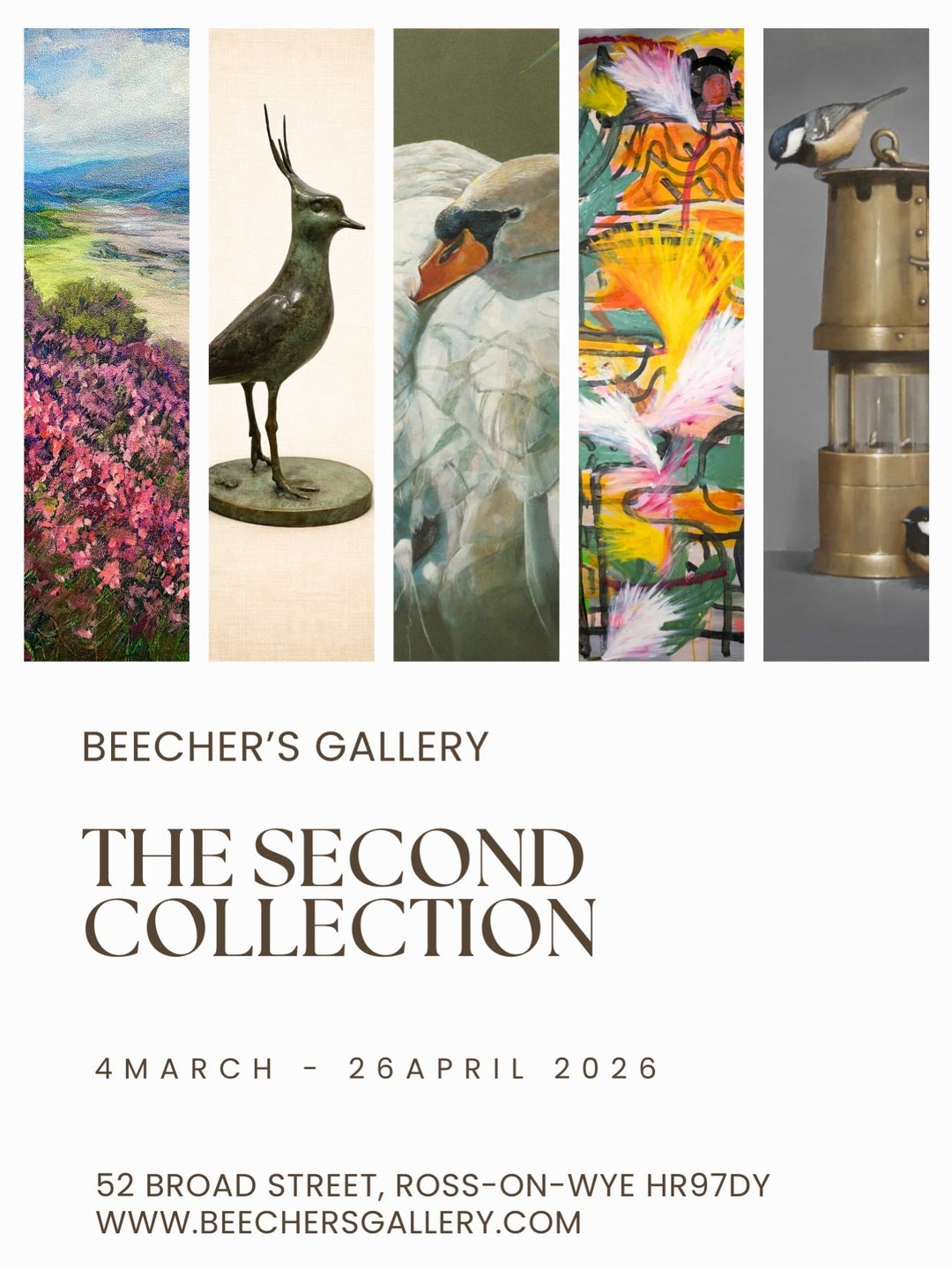 The Second Collection exhibition opens at Beecher's Gallery, 4th March