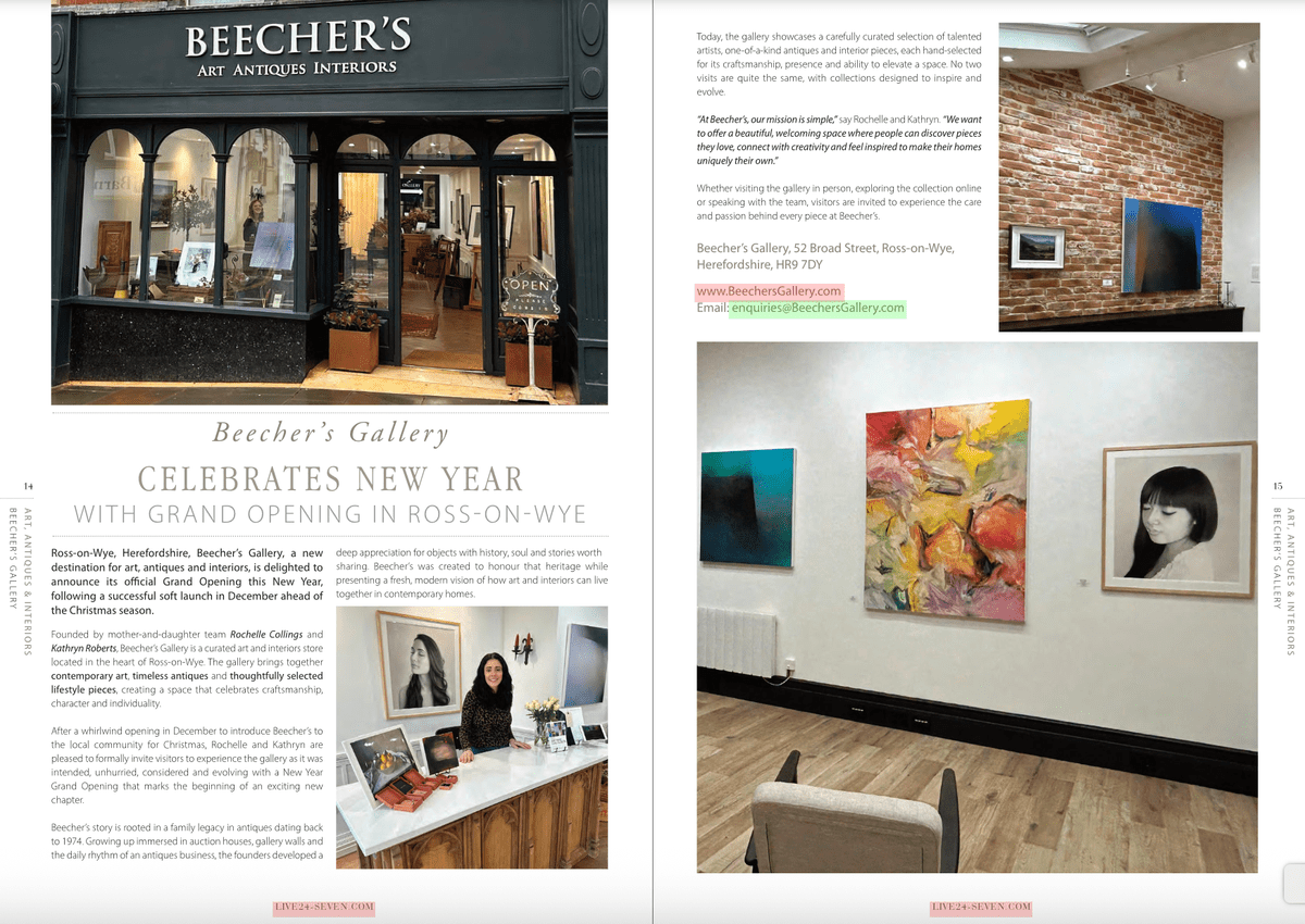 Mentioned in Live 24 Seven's February issue