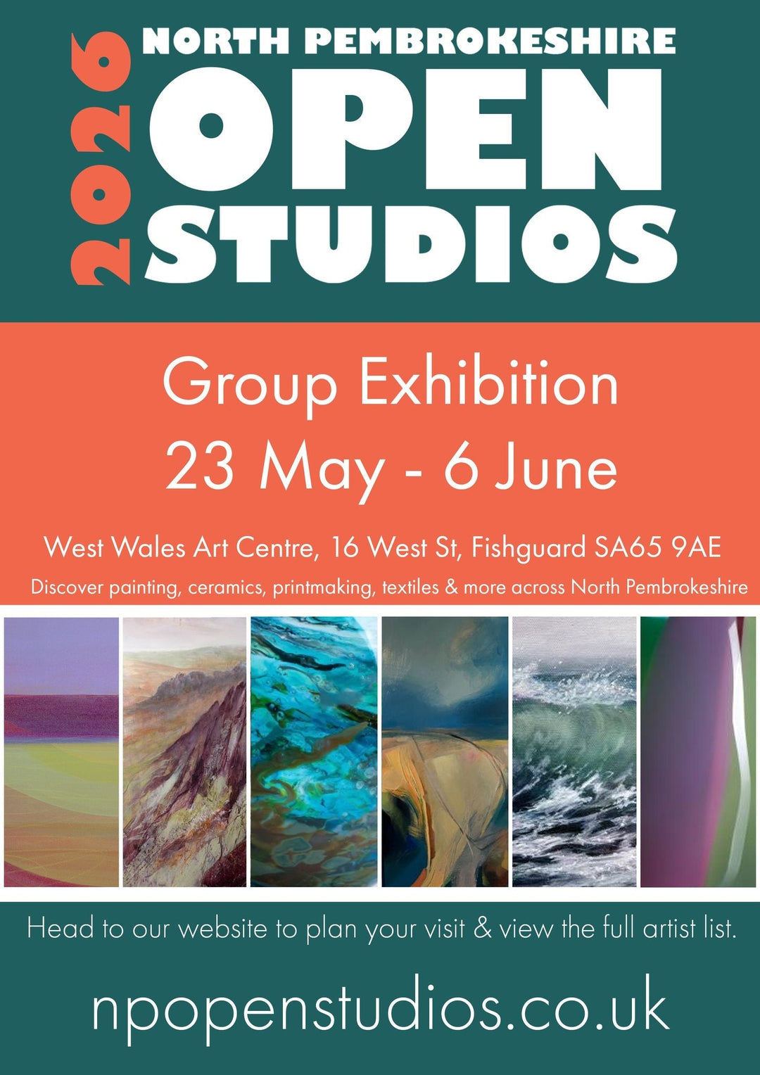 North Pembrokeshire Open Studios Group Exhibition opens this weekend