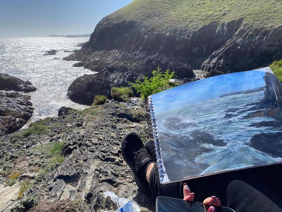 Book a 2 day summer workshop - Painting The Pembrokeshire Coast