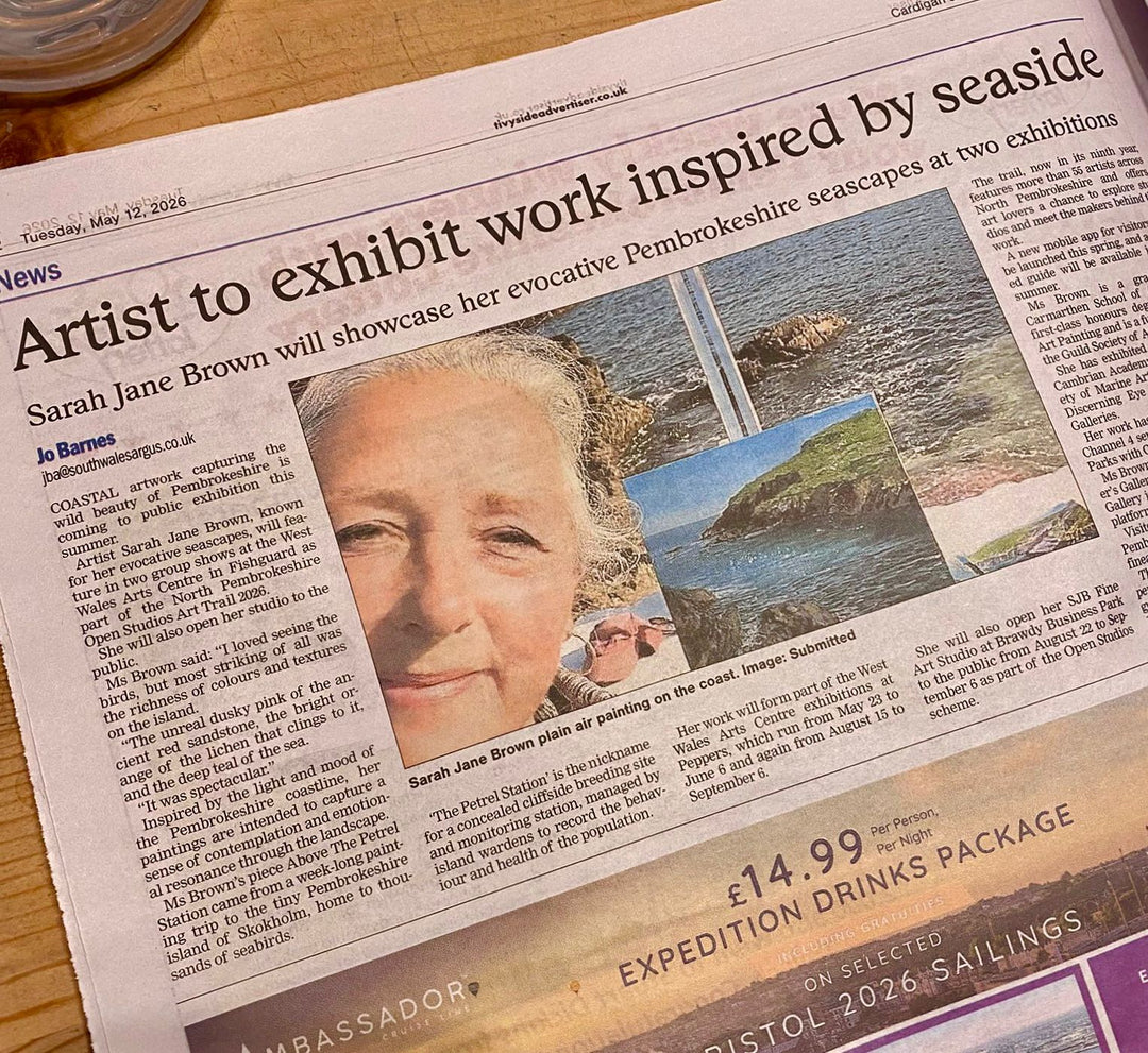 In Tivyside Advertiser: Artist to exhibit work inspired by seaside