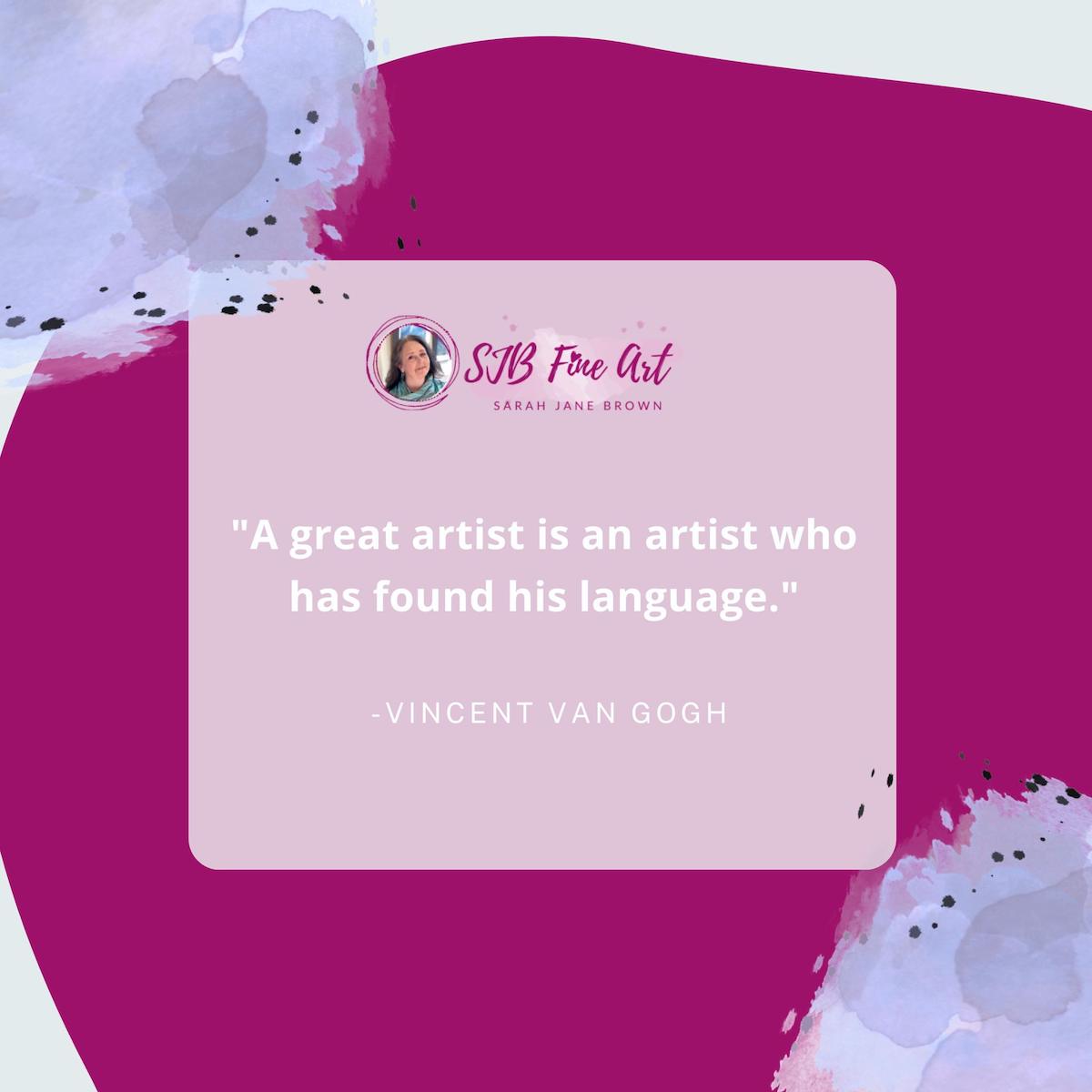 Quote of the day: Vincent Van Gogh
