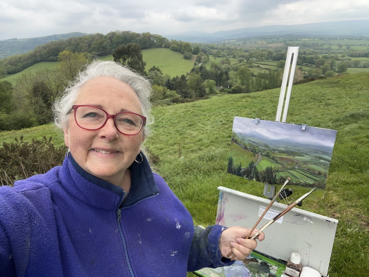 Preparing new works for Skylark Horizons exhibition