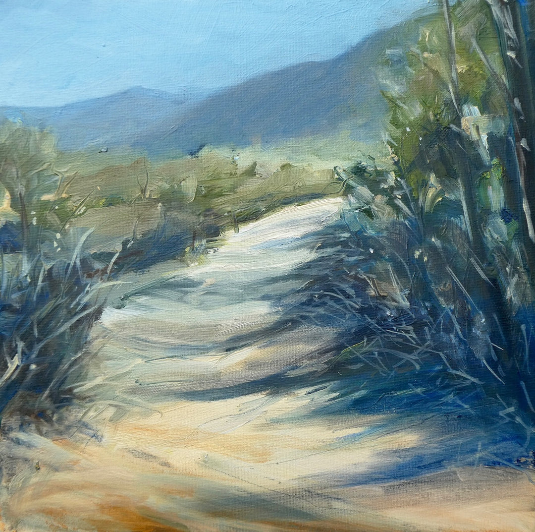 Painting insights: The white road