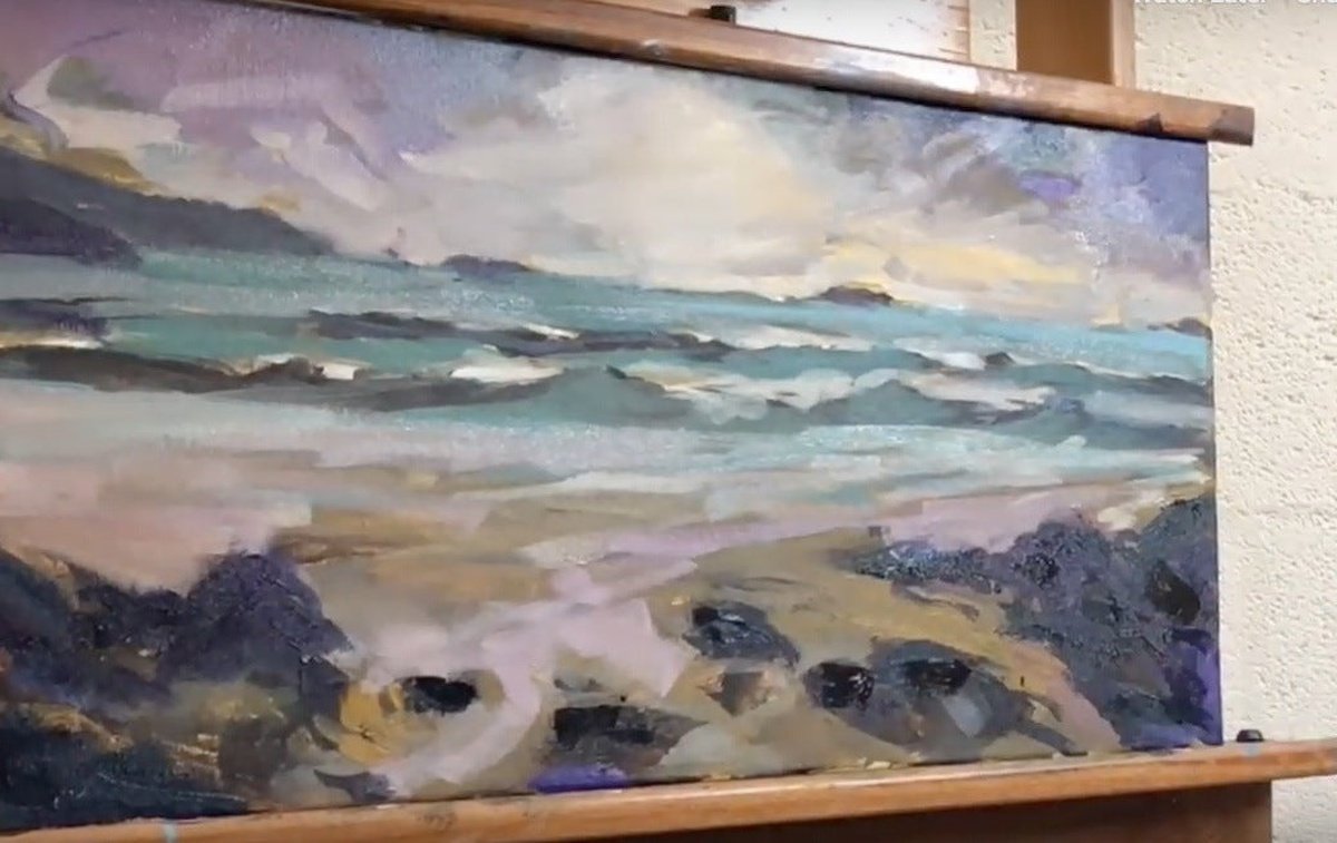 Time-lapse beach painting: ‘Remote Corner’