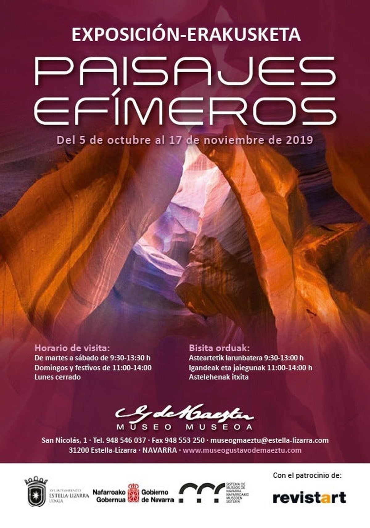 Ephemeral Landscapes Exhibition in Navarra