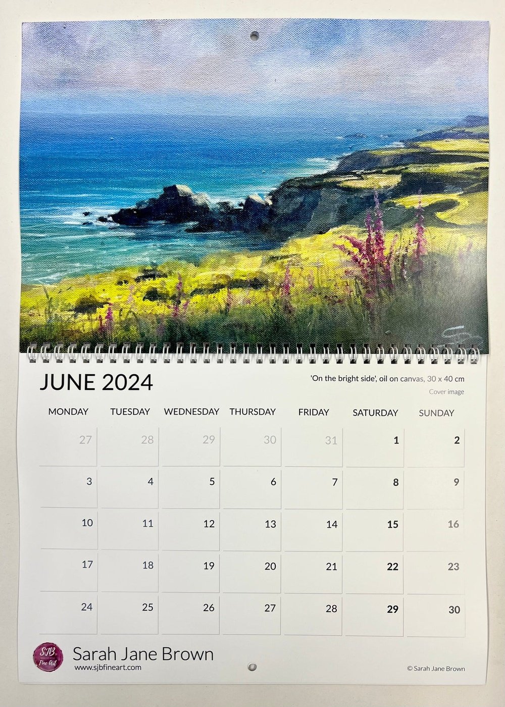 2024 Calendar SJB Fine Art