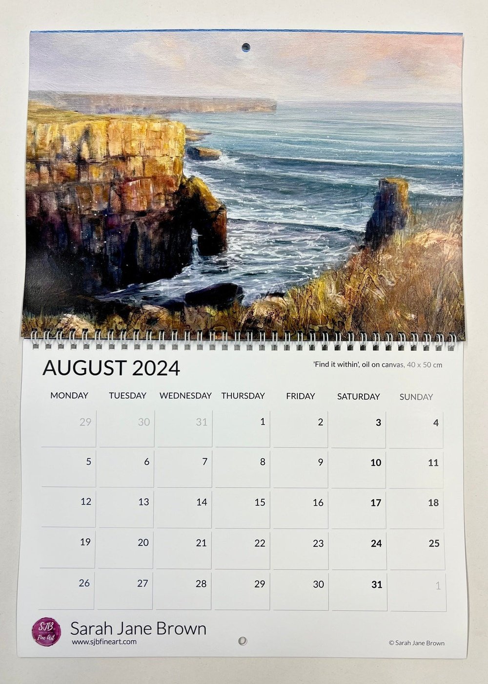2024 Calendar SJB Fine Art