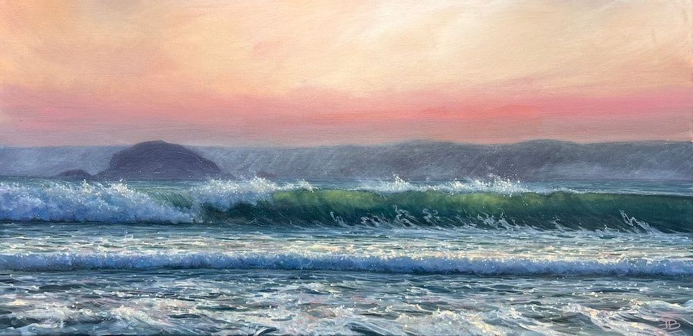 LIVE on Sun 6th Oct- Online Masterclass #6 - Paint breaking waves SJB Fine Art