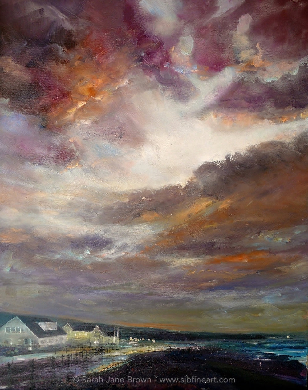 LIVE on Sunday 3rd Nov - Online Masterclass #7 - Paint A Stormy Sky SJB Fine Art