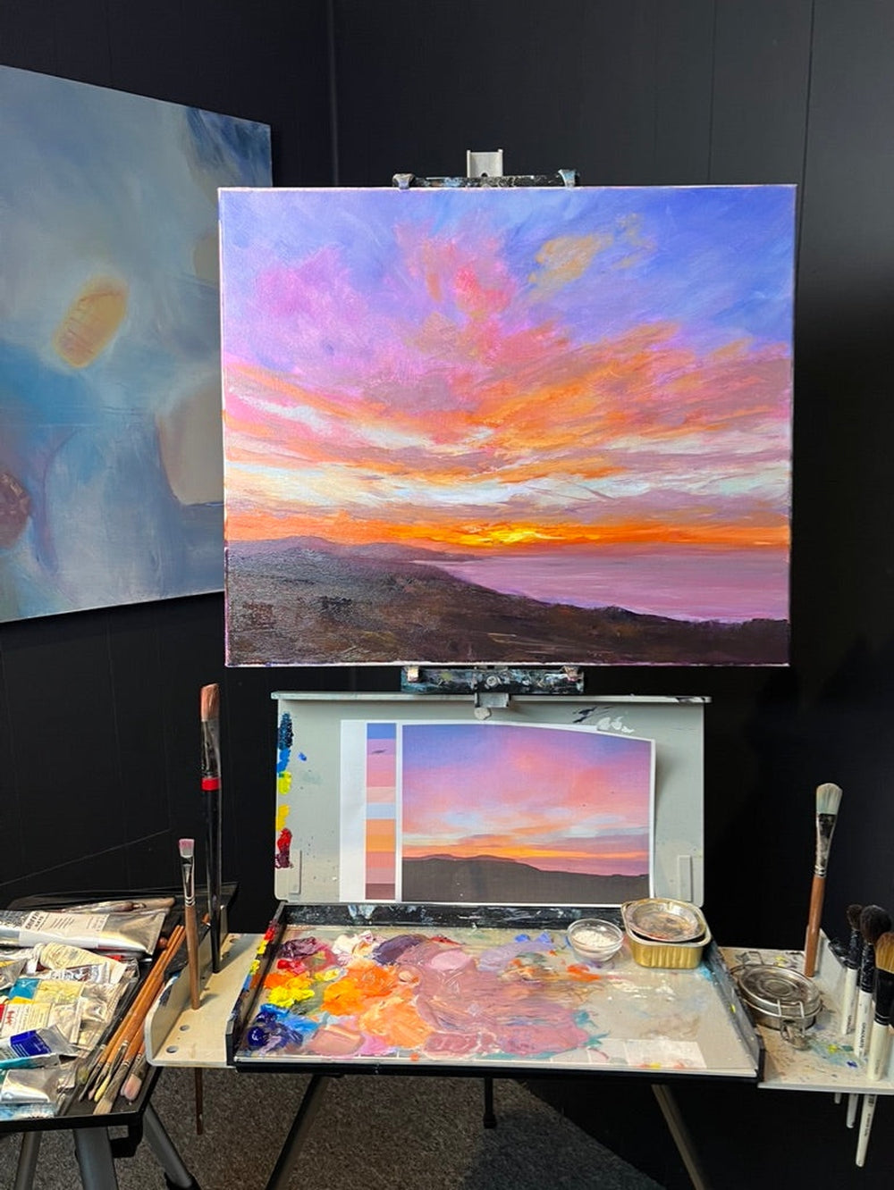 Online Masterclass #5 - Paint A Spectacular Sunset SJB Fine Art