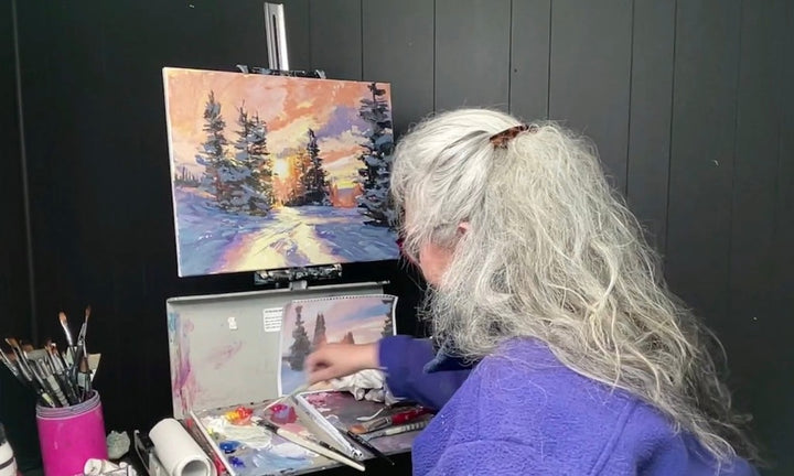 Online Masterclass #8 - Paint a snow scene SJB Fine Art