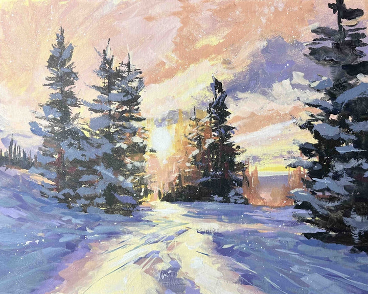 Online Masterclass #8 - Paint a snow scene SJB Fine Art