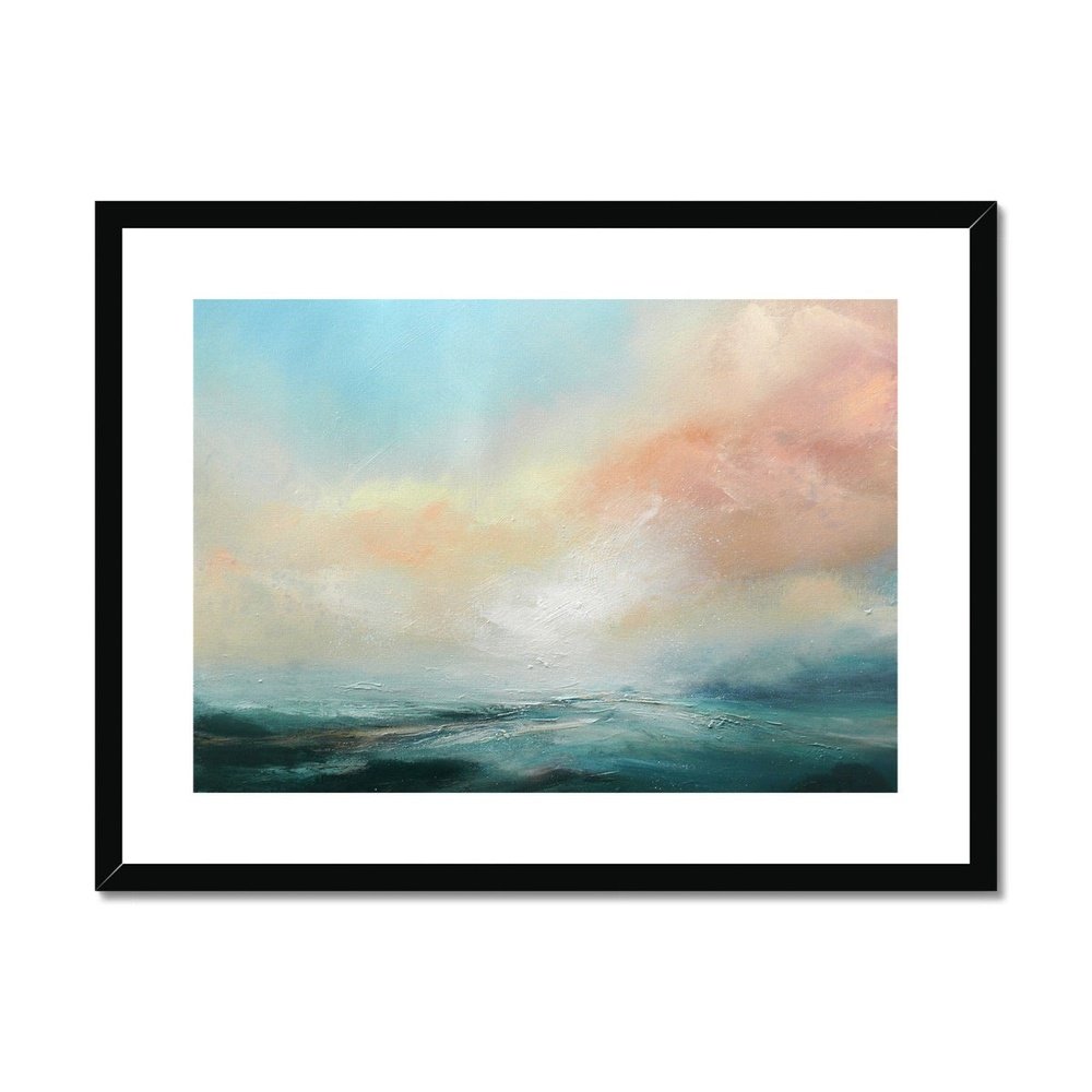 'Freeing the timid lover' Framed & Mounted Print kite.ly